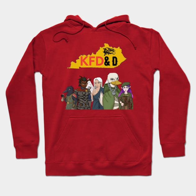 KFD&D Cast Hoodie by KYFriedDice